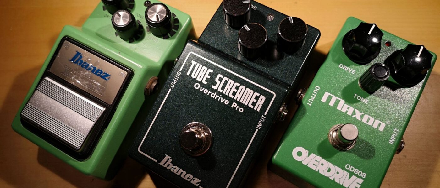 Maxon OD808 Overdrive/ Ibanez TS808HW2 / TS9 1st Reissue